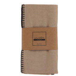 Pamut asztali futó, semleges színben, 40 x 150 cm