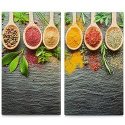 Edzett üveg főzőlapok, vágódeszka, hőálló lapok, minta 2.