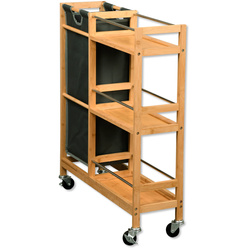 Görgős polc, 3 szintes, kihúzható táskával, Kesper