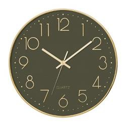 Fali óra hálószobába, gyerekszobába csendes mechanizmussal, Ø 30 cm