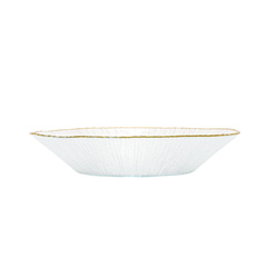 Üvegtál arany kerettel DATURA, 30 cm