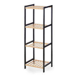 Keskeny bambusz polc SQUARE, 35 x 30 x 100 cm