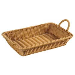 Kenyeres kosár, gyümölcsöknek, téglalap alakú, fogantyúkkal, 41 x 29 cm, Kesper