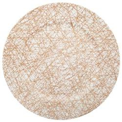 Karácsonyi dekoratív tányér, kerek, Ø 33, arany