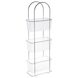 Fürdőszobai polc, polcok a kellékeknek - 3 szint