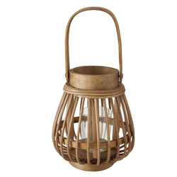 Gyertyalámpa, bambusz, ILVIE