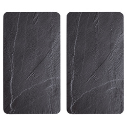 Üveg védőlapok a tűzhelyhez, 2 darab, edzett üveg, Kesper