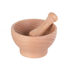 Bükkfából készült mozsár, Ø 10,5 cm