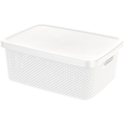 Zárható műanyag tárolóedény fedéllel, 13 l