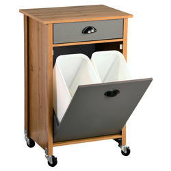 Konyhai bár kosarakkal a szelektív hulladékgyűjtéshez, 79 x 50 x 37 cm