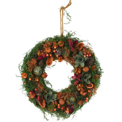 Őszi koszorú dísz, Ø 29 cm