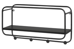 LABYRINT előszoba fogas polccal, 4 kampóval