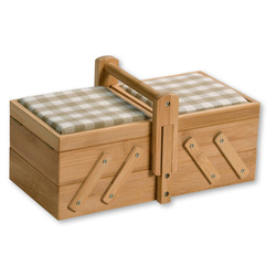 Bambusz tűtartó tűhelyekkel, magassága 17 cm, Kesper