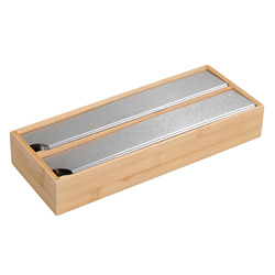 Élelmiszerfólia vágó, bambusz, 33 x 13 cm, Kesper