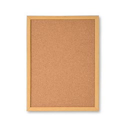 Faliújság jegyzetekhez, tűzőgép készlettel