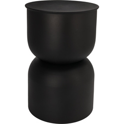 DISA oszlopasztal, matt, Ø 31 cm, fekete