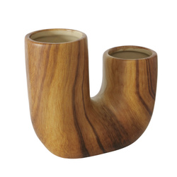 WILHELMY fából készült mintás kerámia váza, 14,5 cm