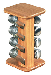 Fűszertartó, esztétikus szervező fűszertartókkal.