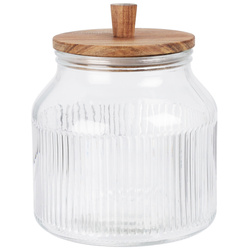 DONO üvegedény akácfa fedéllel, 2200 ml