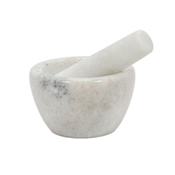 LUNO márvány mozsár, Ø 10 cm