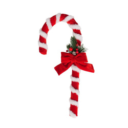 Puhat karácsonyi pálca VELVY, 40 cm