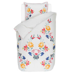 Virágos, 140 x 220 cm-es, pamut szatén díszpárnahuzat, Esprit