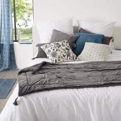 Vellúros ágytakaró, 80 x 180 cm