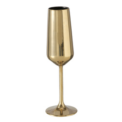 ADORA fémes üveg pezsgőspohár, 195 ml