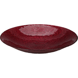 Dekoratív üveg tál, Ø 30 cm