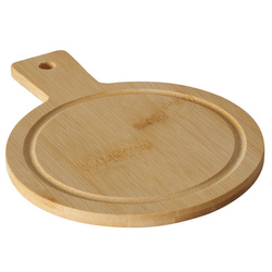 Bambusz vágódeszka, BALDO, Ø 14 cm