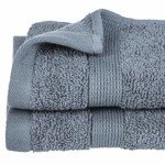 Pamut törölköző, 30 x 50 cm, szürke