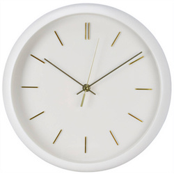 Modern falióra, arany mutatók, Ø 31 cm