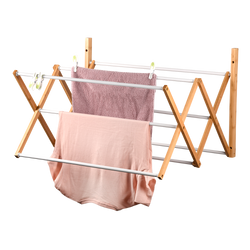 Bambusz szárító a ruhákhoz, 6 rúd.