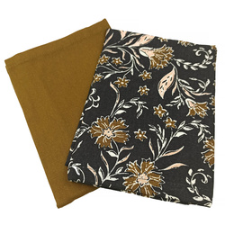 Secesiós textil szalvéták, pamut, 2 darab