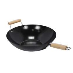 Szénacél wok, Ø 35 cm