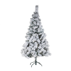 Mesterséges karácsonyfa, hóval borított, 150 cm