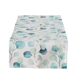 EUKANA dekoratív növénymintás futó, 40 x 140 cm