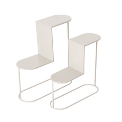 PLUTO lépcsős virágtartók, 2 db, magasság 45-55 cm