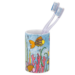 Színes mintás kerámia fogkefe tartó, WENKO