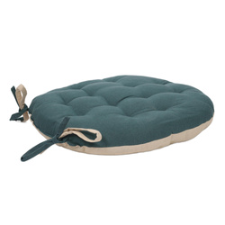 Két színű DUO székpárna, 100% pamut, 38 x 38 cm