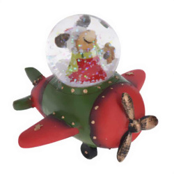 Ünnepi jármű hógömbbel