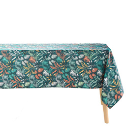 STYLIS BLUE téglalap asztalterítő, 145 x 240 cm, kék nyomattal