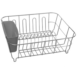 Edénycsepegtető, fém szerkezet műanyag evőeszköztartóval.