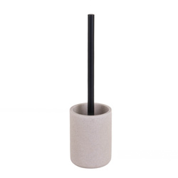 Fekete nyelű WC-kefe, 10 x 40 cm, SAND