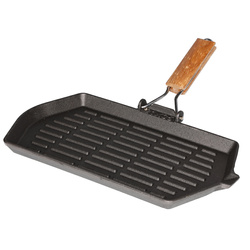 Öntöttvas serpenyő MUSTANG, 21 x 35 cm