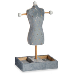 Ékszertartó állvány manöken formájában