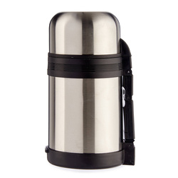 Rozsdamentes acél termosz, 800 ml, rugalmas fogantyú