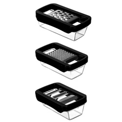 Tarka tárolóval, 3 különböző lyukkal