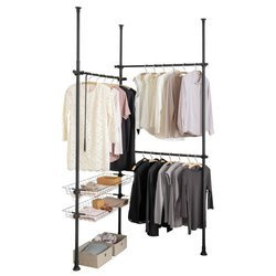 Herkules BASIC teleszkópos gardróbrendszer, dupla, WENKO