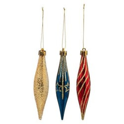 Műanyag gömbdíszek, 3 db.